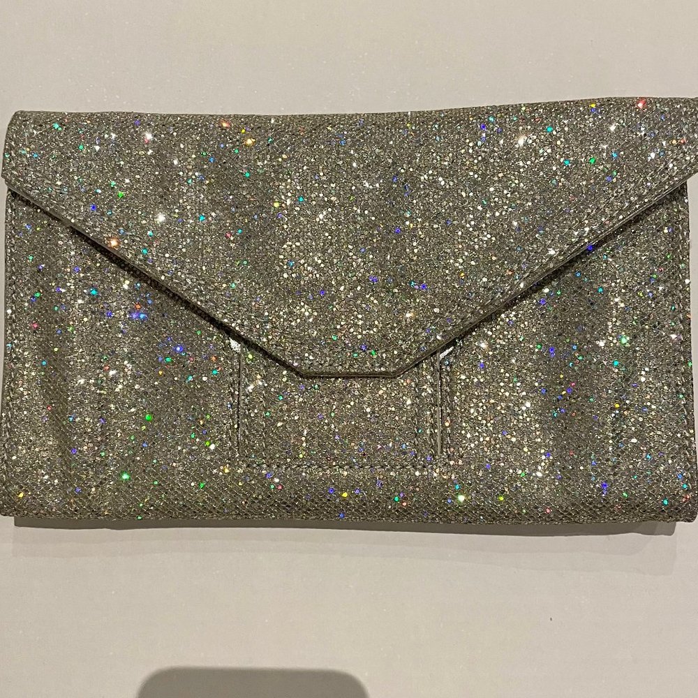 Silver Nine West Clutch